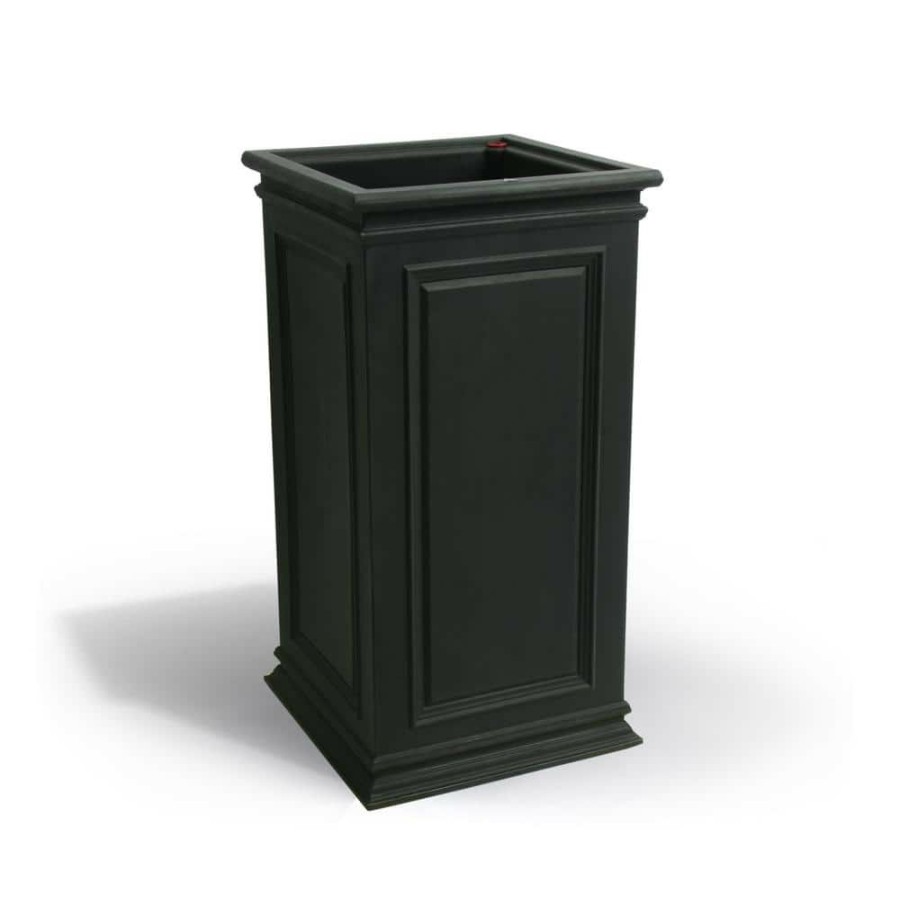 Garden Center * | Algreen 27 In. Black Plastic Covington Tall