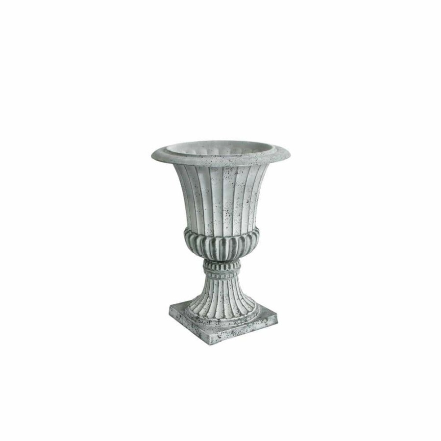 Garden Center * | Algreen 16.25 In. D X 21.25 In. H Concrete Plastic Rustic Urn