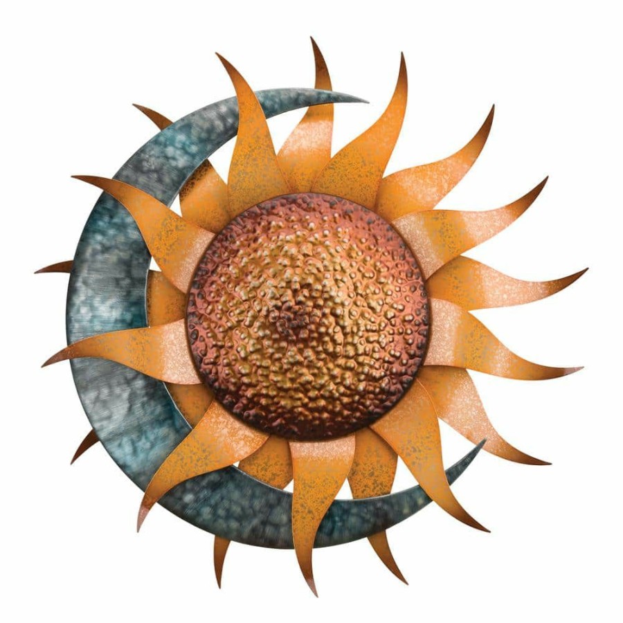 Garden Center * | Regal Art & Gift 24 In. Sun And Moon Wall Decor