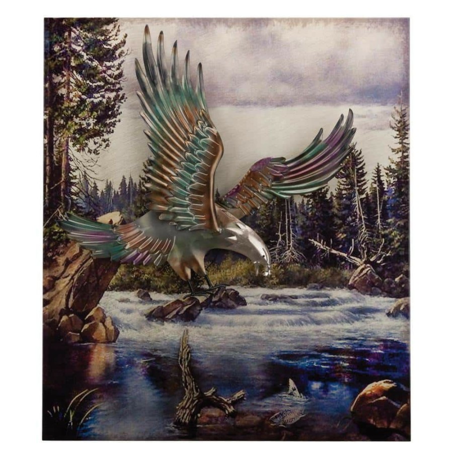 Garden Center * | Regal Art & Gift Metallic Eagle Wall Decor Sierra