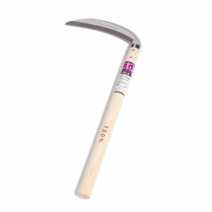 Garden Center * | Nisaku 7 In. Grass Sickle Wooden Handle