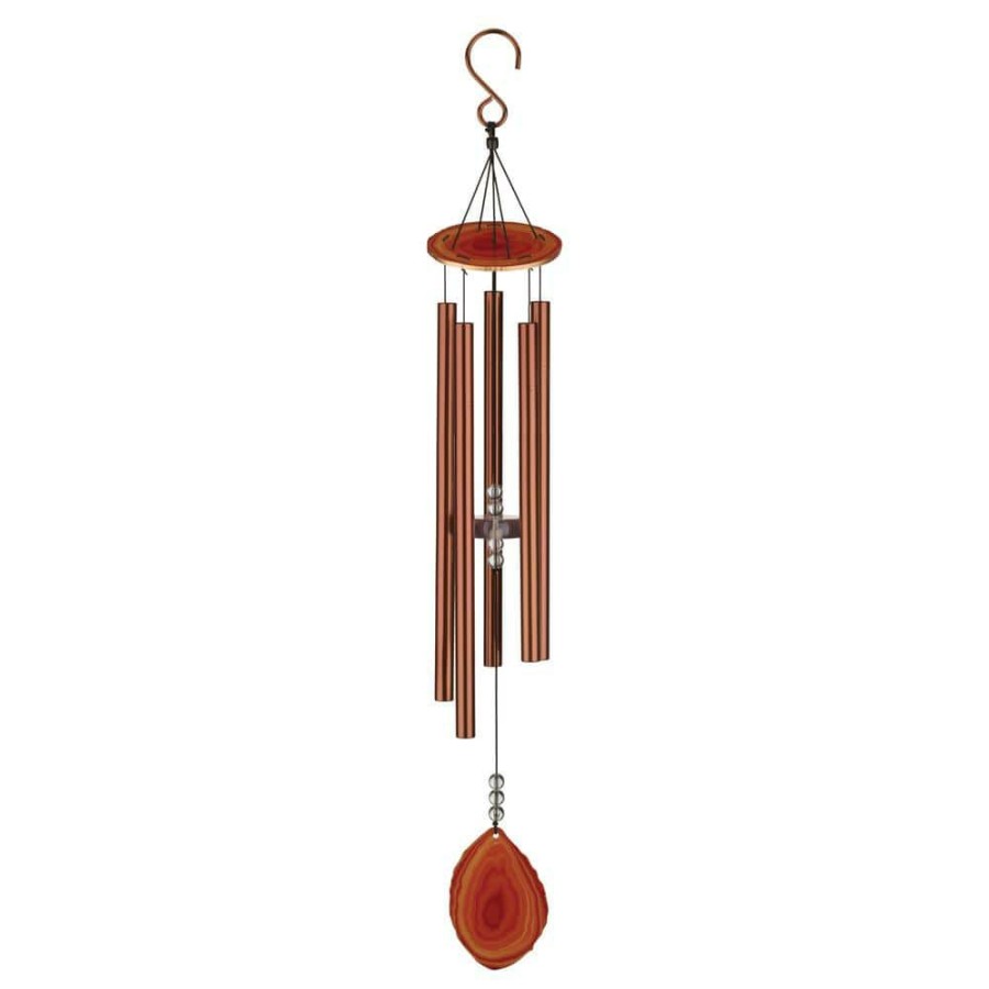 Garden Center * | Regal Art & Gift 32 In. Agate Chime In Amber