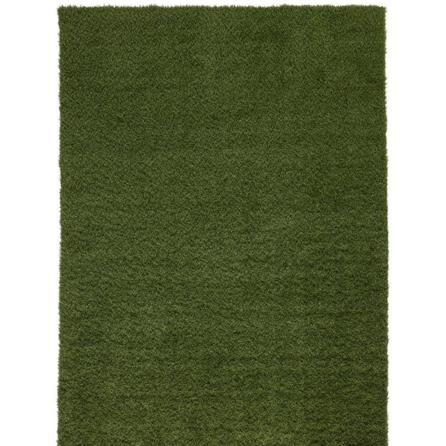 Garden Center * | Trafficmaster Soft Fescue 6 Ft. X 8 Ft. Green Artificial Grass Rug