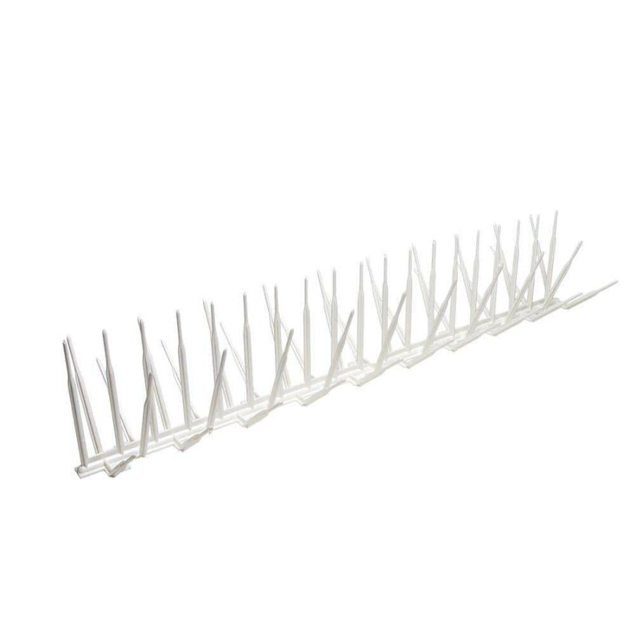 Garden Center * | Bird B Gone 100 Ft. X 7 In. White Plastic Bird Spike