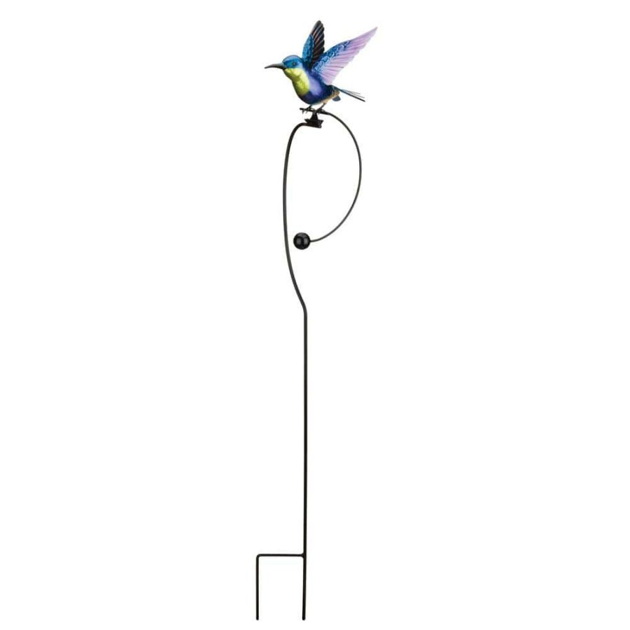 Garden Center * | Regal Art & Gift Woodnymph Rocker Hummingbird Stake