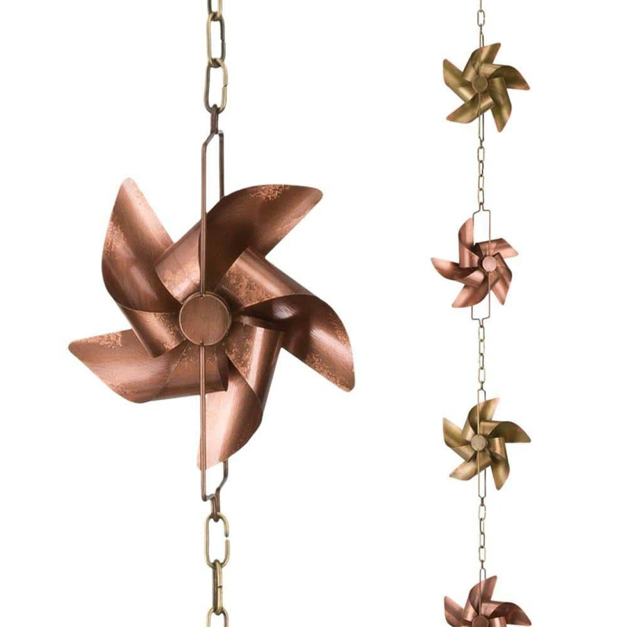 Garden Center * | Regal Art & Gift Rain Chain Pinwheel