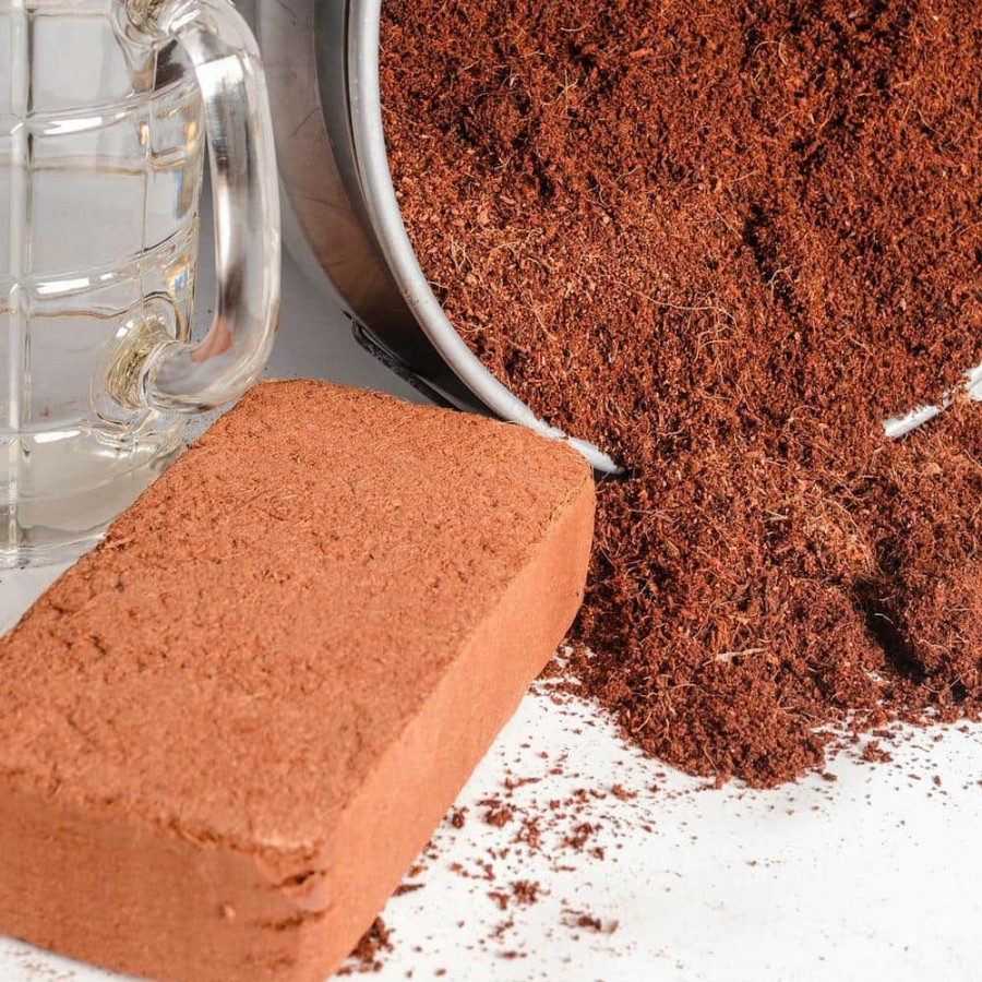 Garden Center * | Gardens Alive! 1.40 Lbs. Coir Soil Amendment Brick, Made From Coconut Husks Brick That Rxpands To 8 Qt. Of Soil