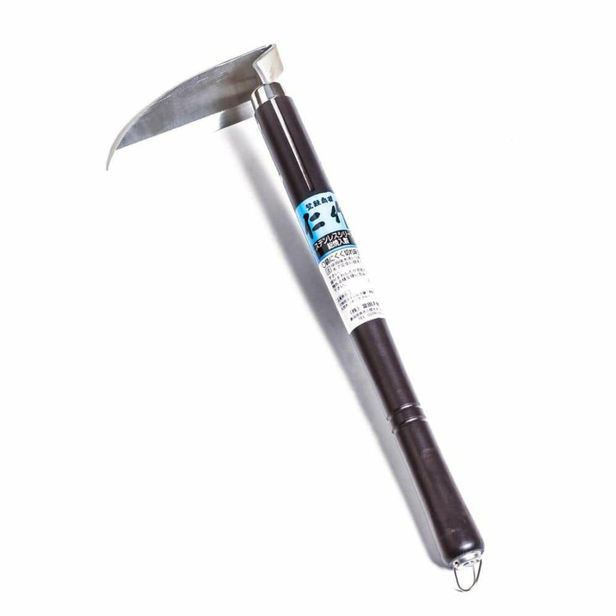 Garden Center * | Nisaku Kubinagakama 13.6 In. Stainless Steel Garden Hoe/Weeder