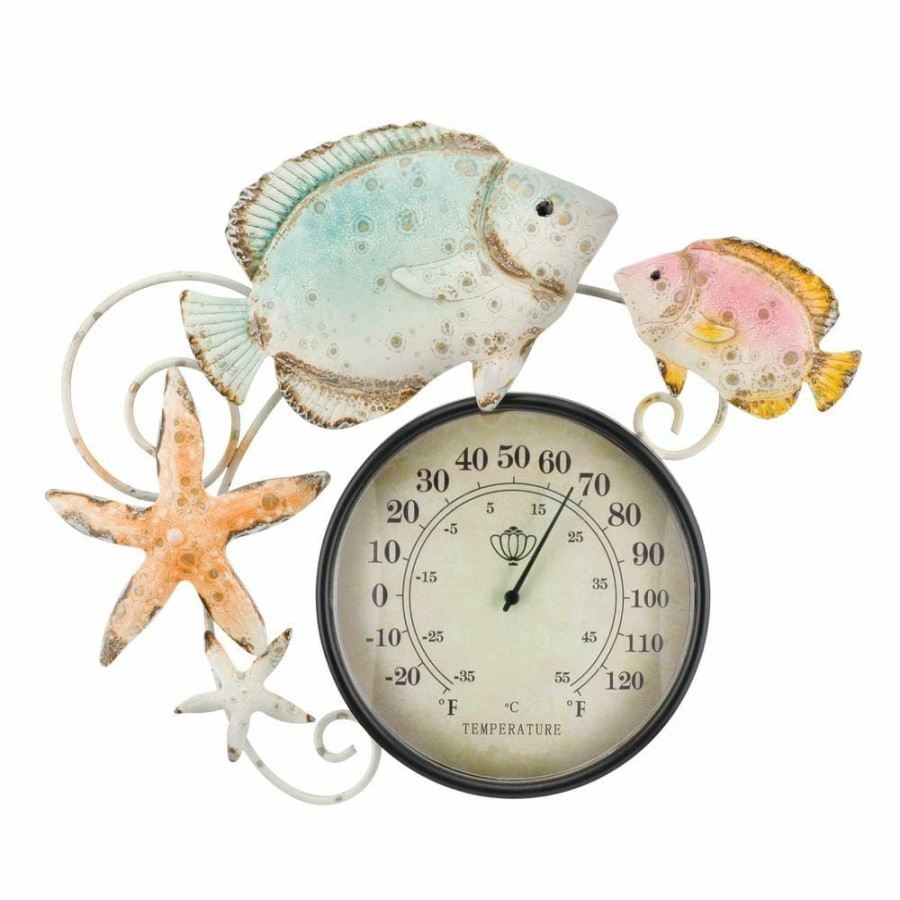 Garden Center * | Regal Art & Gift Thermometer Wall Decor Fish