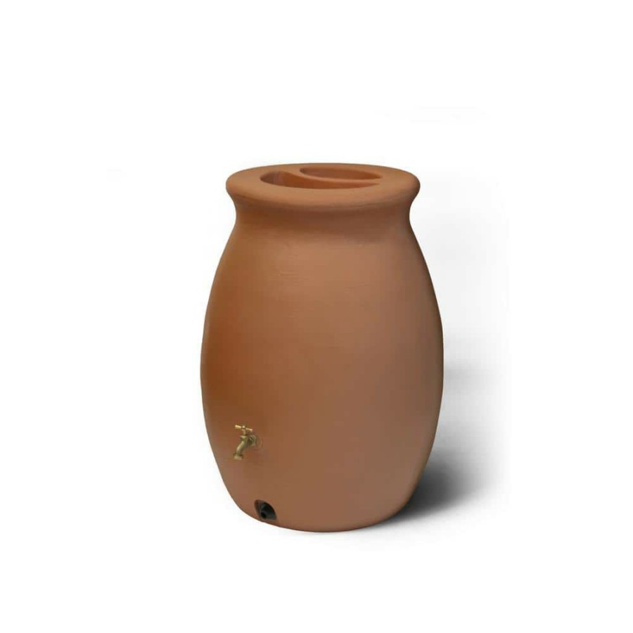 Garden Center * | Algreen Castilla 50 Gal. Rain Barrel In Terracotta