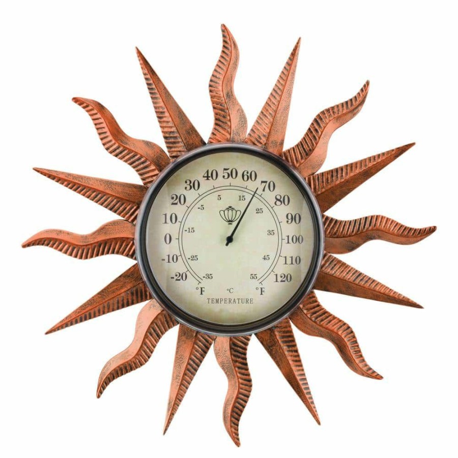 Garden Center * | Regal Art & Gift Thermometer Wall Decor Sun