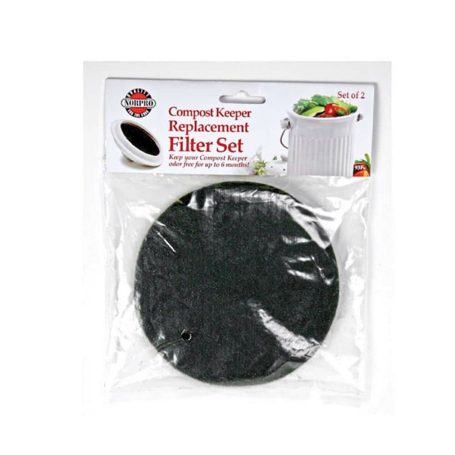 Garden Center * | Gardens Alive! Counter Top Ceramic Compost Crock Replacement Filters (2-Pack)