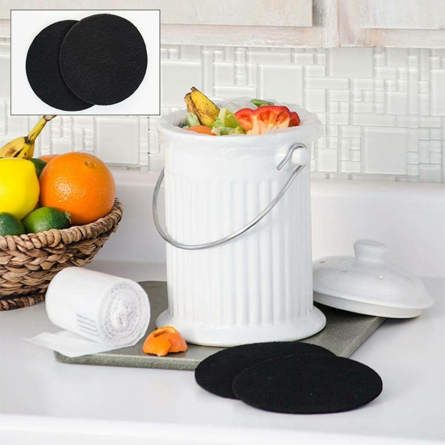 Garden Center * | Gardens Alive! Counter Top Ceramic Compost Crock Kit