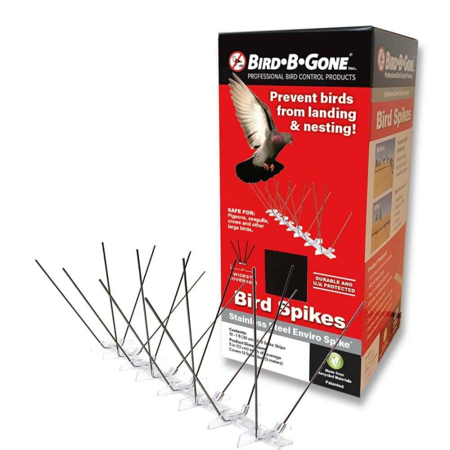 Garden Center * | Bird B Gone Enviro Spike 10 Ft. X 5 In. Stainless Steel Bird Spikes