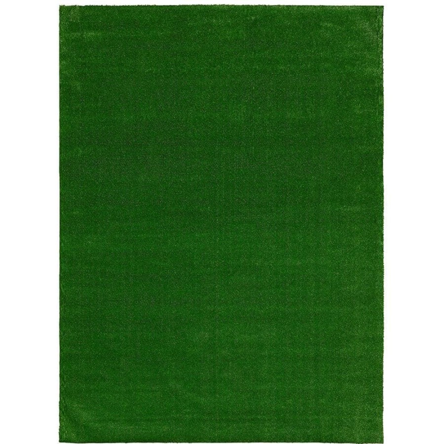 Rugs * | Trafficmaster 6 Ft. X 8 Ft. Green Artificial Grass Rug