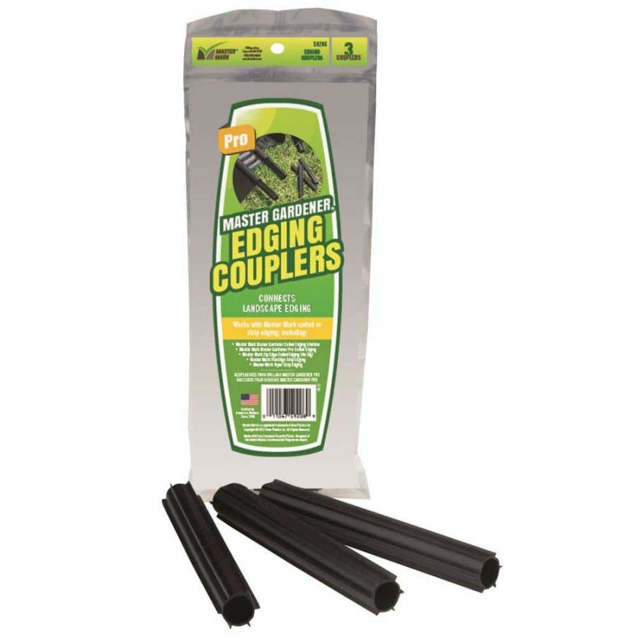 Garden Center * | Master Mark Coupler For Pro/Zipedge/Lifetime Edging (3-Pack) Black