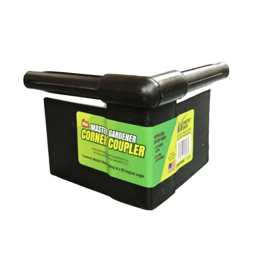 Garden Center * | Master Mark 5.5 In. X 5.5 In. Black Plus/Deep Plastic Edge 90 Corner Coupler