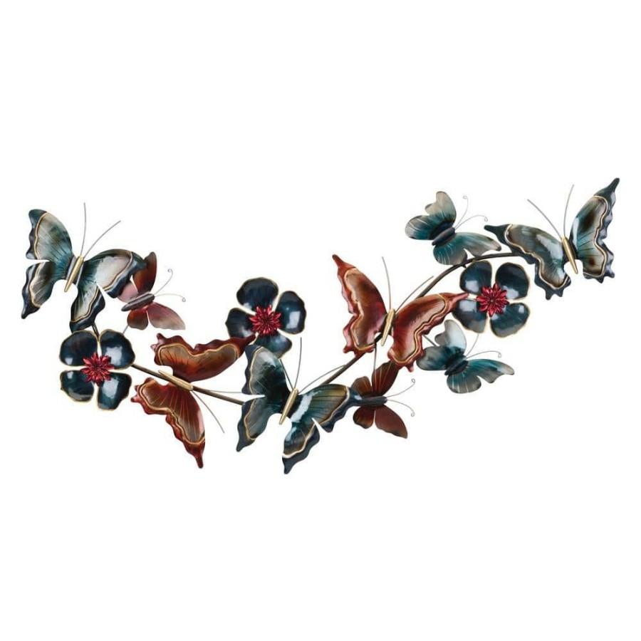 Garden Center * | Regal Art & Gift Metallic Butterflies Wall Decor