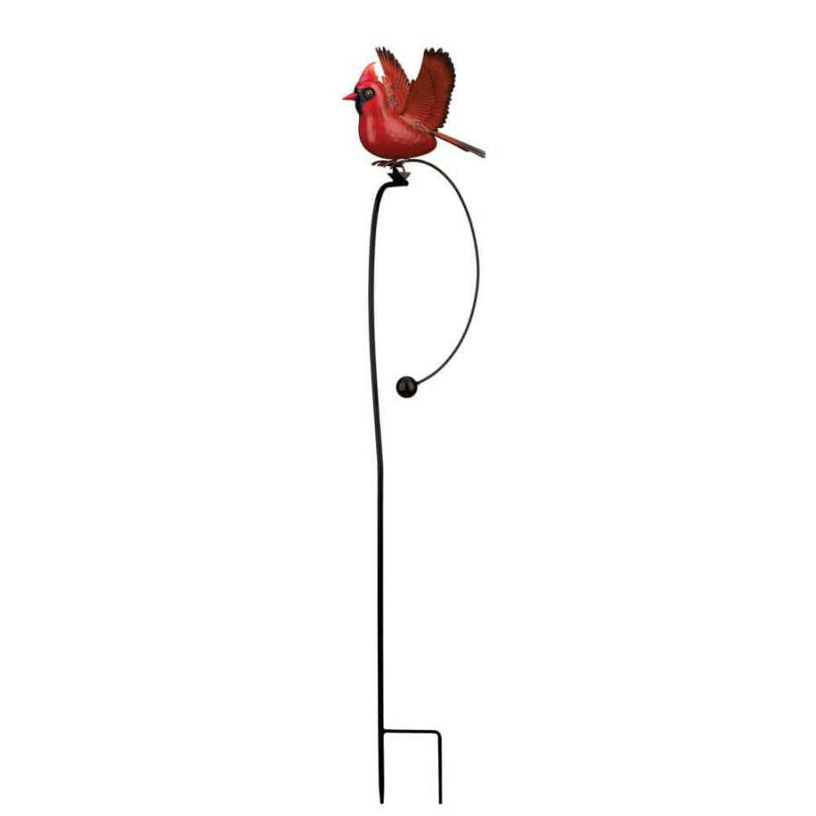 Garden Center * | Regal Art & Gift Cardinal Rocker Bird Stake