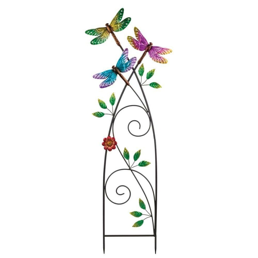 Garden Center * | Regal Art & Gift Trellis Dragonfly Stake