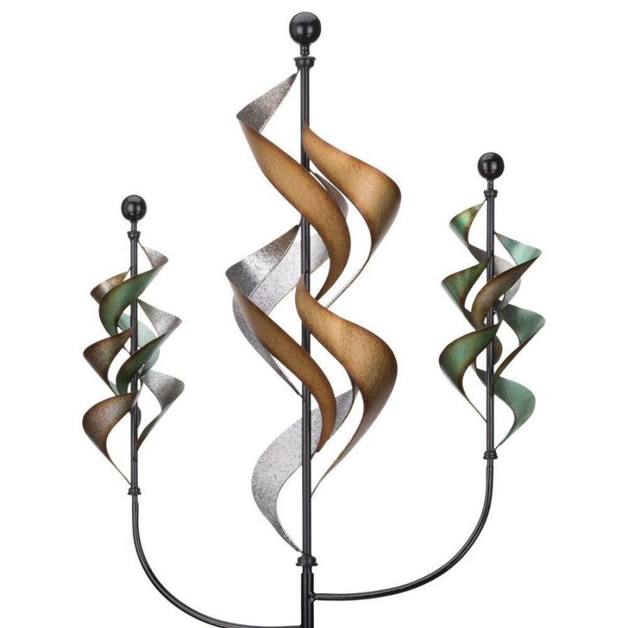 Garden Center * | Regal Art & Gift 82 In. Triple Waterfalls Wind Spinner